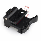 Optic G33 G43 G45 3X/5X Magnifier Flip-to-Side Mount，QD Quick Release/Detach Optics Mount Base With Heighten Spacer Base Combo，Compatible With Standard 20mm Pic Rail Mounting，Lightweight Aluminium