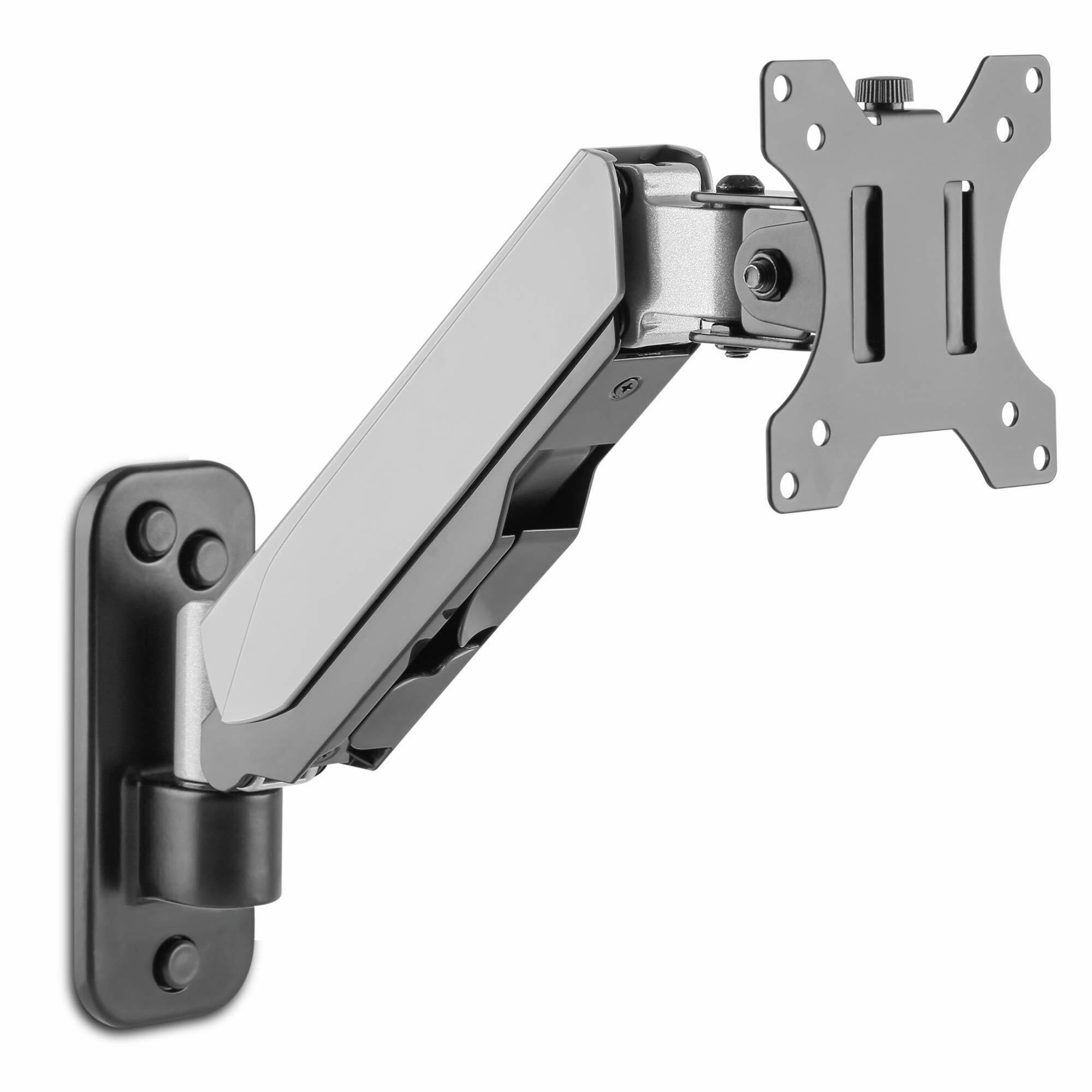 AVLT Dual 13"-32" Monitor Wall Mount fits Two Flat/Curved Computer Screen to