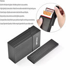 Cigarette Case- with USB Rechargeable Flameless Lighter - Holds 20 Regular