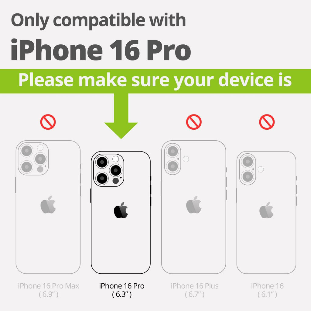 Carveit Magnetic Wooden Case for iPhone 16 Pro Case, Wood Artisan Engraved &