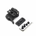Optic G33 G43 G45 3X/5X Magnifier Flip-to-Side Mount，QD Quick Release/Detach Optics Mount Base With Heighten Spacer Base Combo，Compatible With Standard 20mm Pic Rail Mounting，Lightweight Aluminium