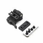 Optic G33 G43 G45 3X/5X Magnifier Flip-to-Side Mount，QD Quick Release/Detach Optics Mount Base With Heighten Spacer Base Combo，Compatible With Standard 20mm Pic Rail Mounting，Lightweight Aluminium