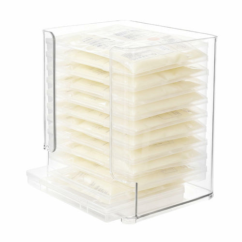 Rainmae Breastmilk Storage Bag Organizer, Breastmilk Freezer Tray, Breast Milk