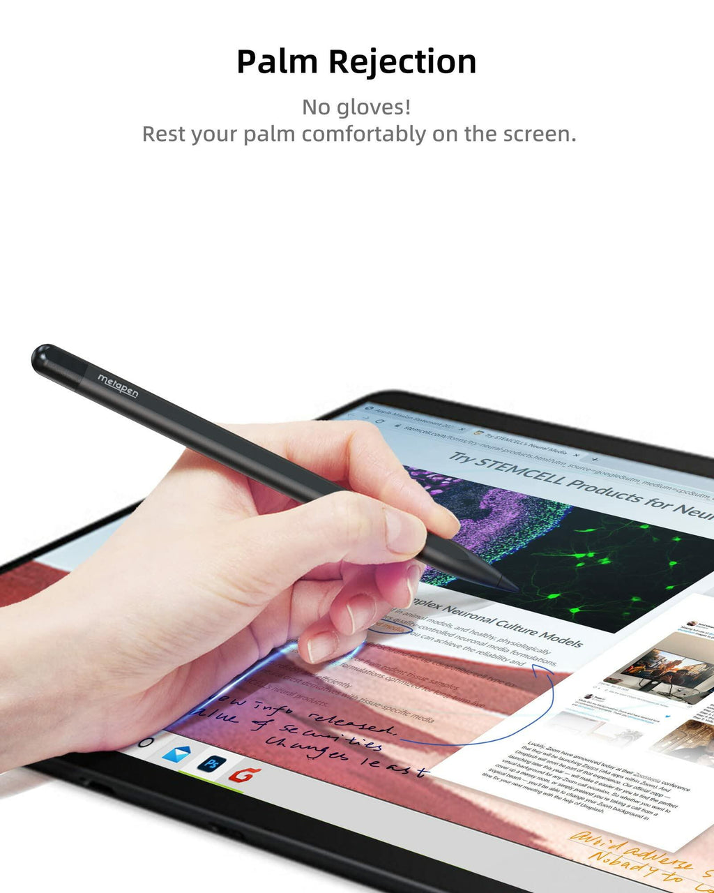 Metapen Stylus Pen M1 for Microsoft Surface (75-Day Battery Life, Smooth