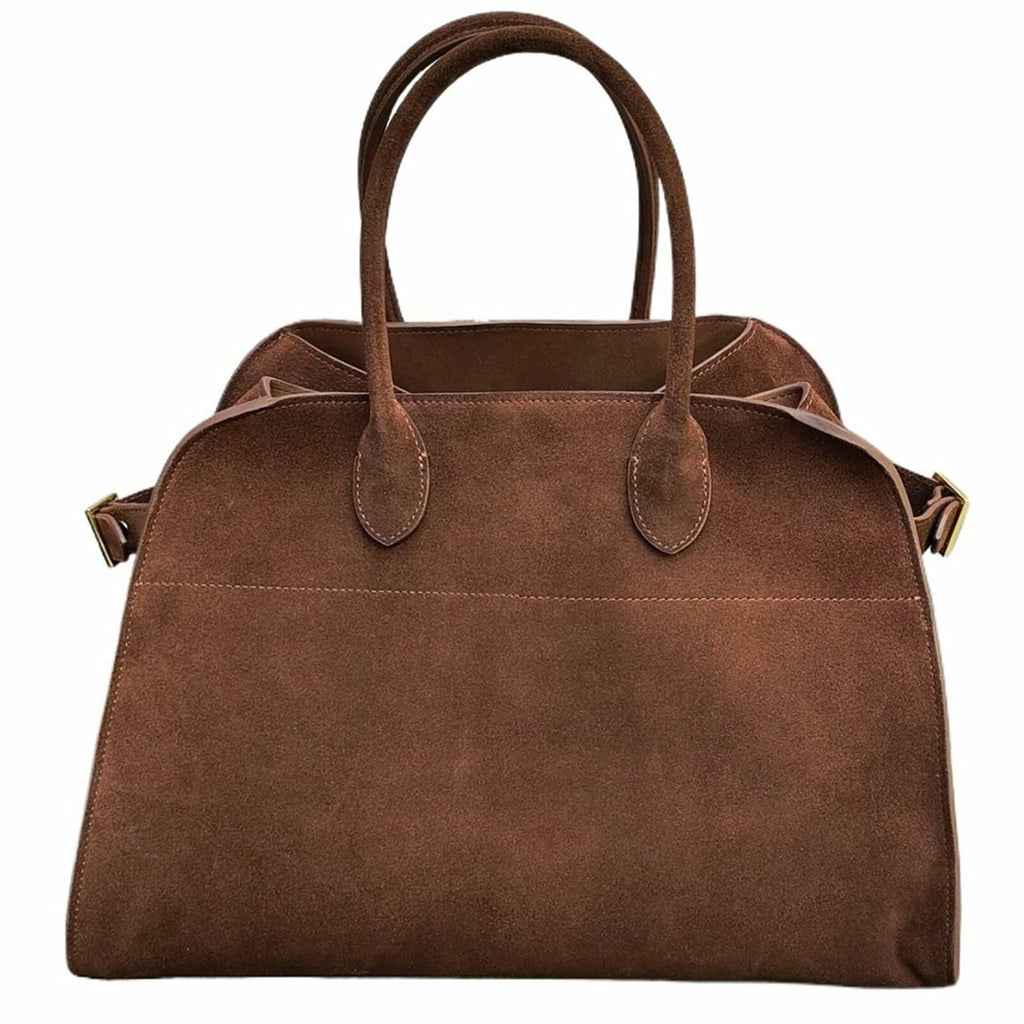 Suede Tote Bag for Women - Top-handle Handbag, Crossbody & Shoulder Bag Options