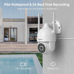 ANRAN 2K WiFi Security Camera Outdoor: 2.4/5GHz Dual-Band, Auto-Tracking, 2-Way