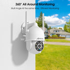 ANRAN 2K WiFi Security Camera Outdoor: 2.4/5GHz Dual-Band, Auto-Tracking, 2-Way