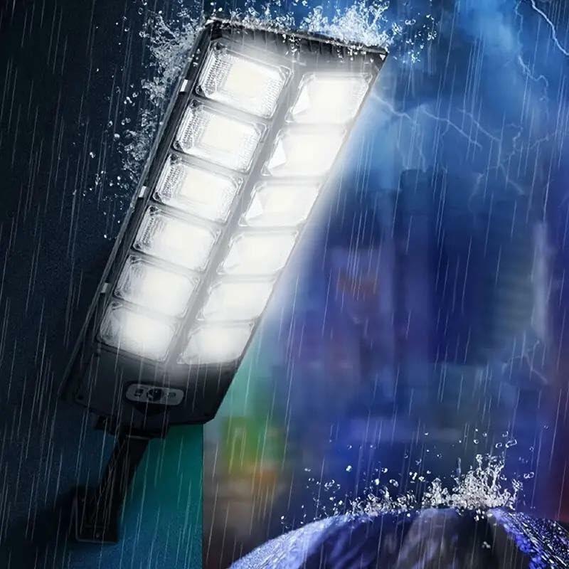 LOPUUFKJJ Solar Street Lights Outdoor Waterproof 200000LM 6500K 504 LED