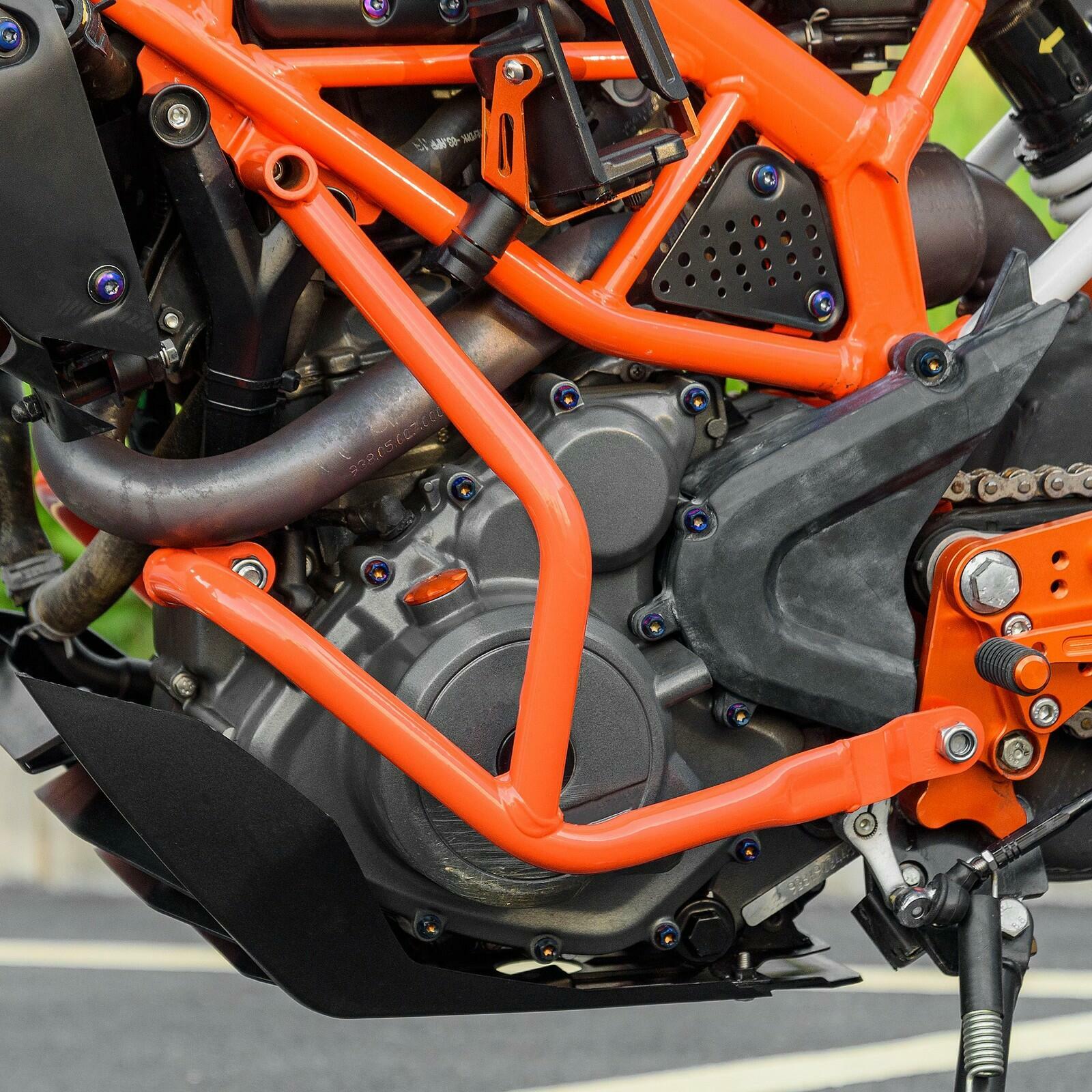 Crash Bar For KTM DUKE 390 250 Engine Guard Reinforced Protector 2017-2023