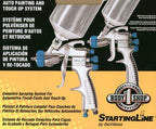 DeVilbiss 802342 StartingLine HVLP Gravity Spray Gun Kit, 2.7, Factory