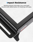 KEMIMOTO 1 Pack UTV Seat Lowering Base Accessories Thick Steel Lower Seat Base