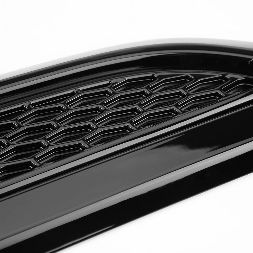 Car Hood Vent,Exterior Hood Air Vent Outlet Wing Trim for 2012-2018 (All Black)