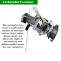 LIZAPUS Carburetor Assembly Compatible with Mclane Edger Model 801-3.5IC