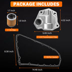 JF011E RE0F10A CVT Transmission Filter Kit with Oil Cooler Filter & Pan Gasket