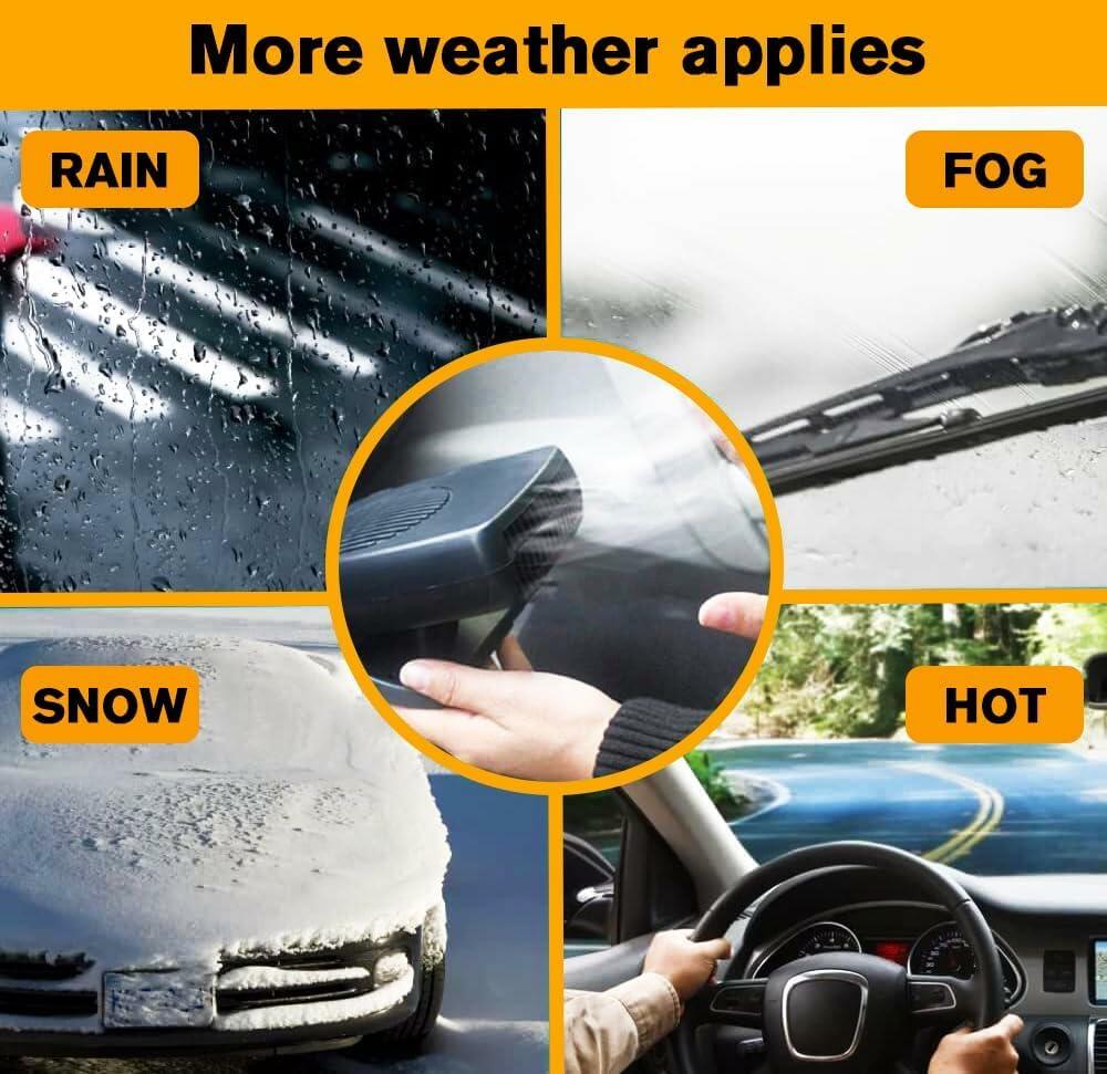 Car Heater 12V- 150W Portable Auto Heater Car Defroster With Plug-in Cigarrete