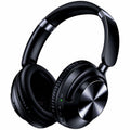 TAGRY Hybrid Active Noise Cancelling Headphones 100H Playtime Wireless Over Ear Bluetooth Headphone with Fast Charging Hi-Res Audio Comfort Earcups Headsets for Travel Home Office Phone PC Black