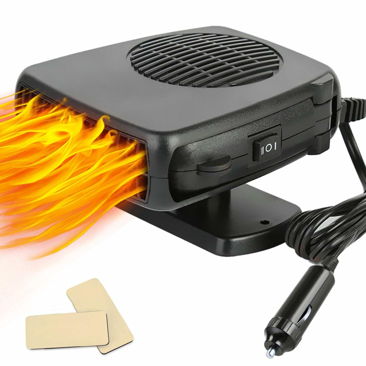 Car Heater 12V- 150W Portable Auto Heater Car Defroster With Plug-in Cigarrete