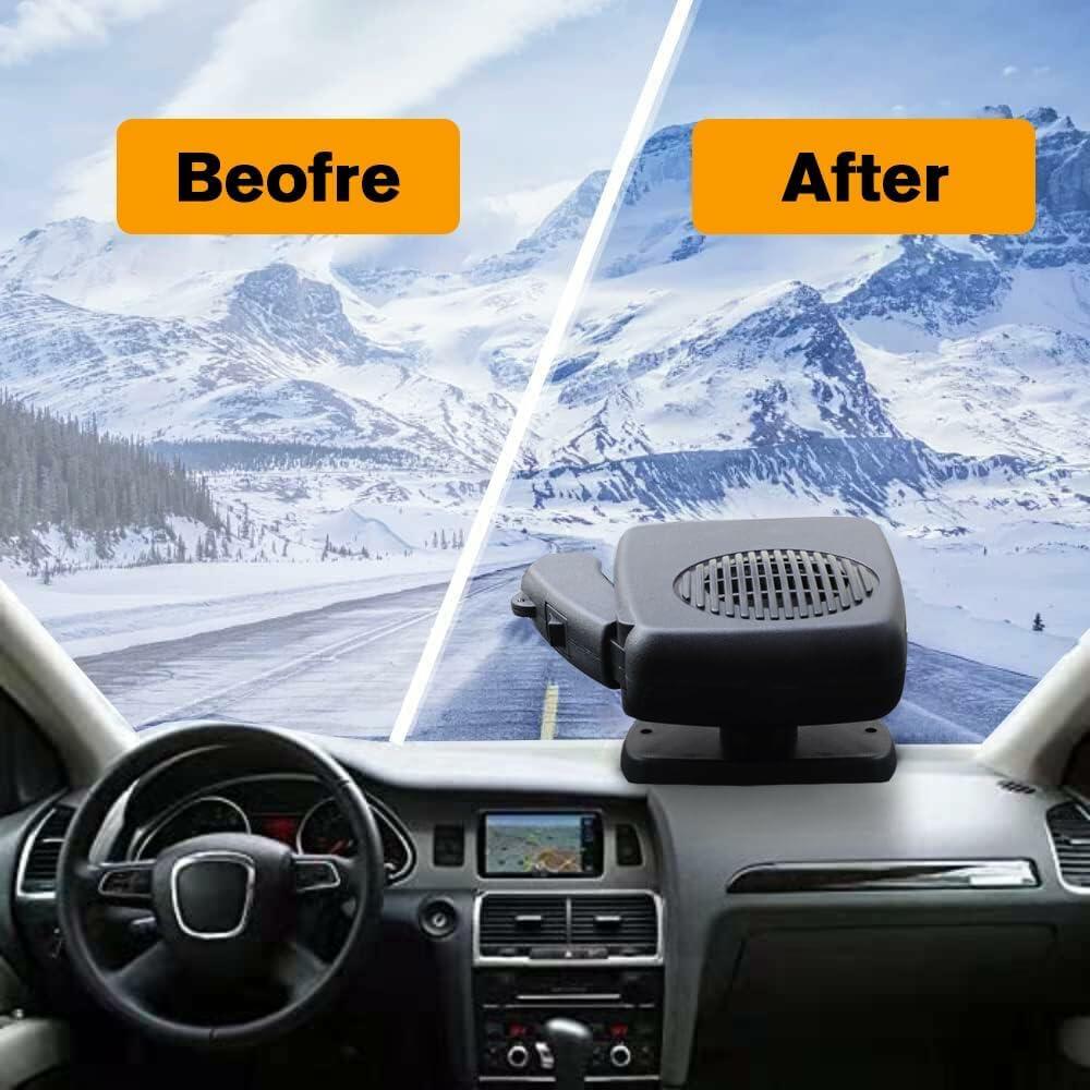 Car Heater 12V- 150W Portable Auto Heater Car Defroster With Plug-in Cigarrete