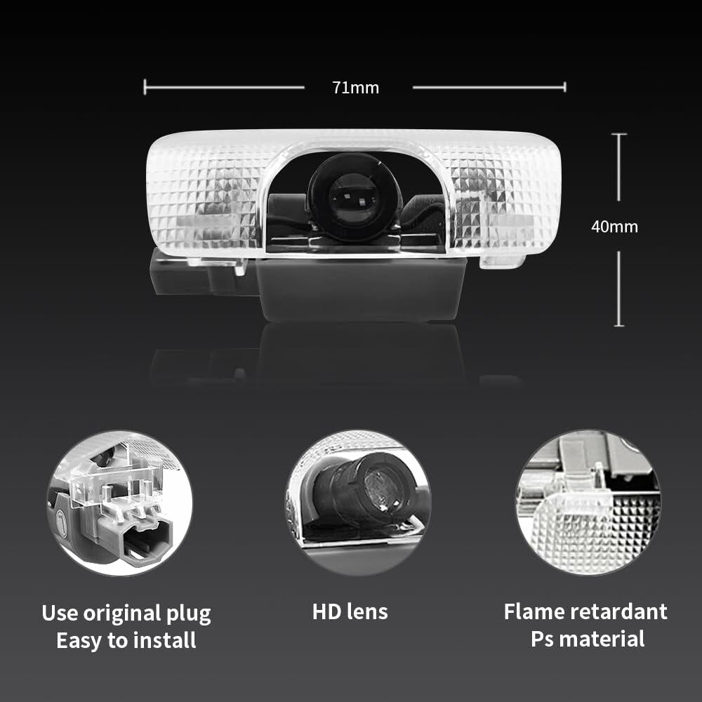 2 PCS LED Car Door Logo Lights Compatible for 4Runner 2010-present Courtesy