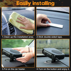 Car Heater 12V- 150W Portable Auto Heater Car Defroster With Plug-in Cigarrete