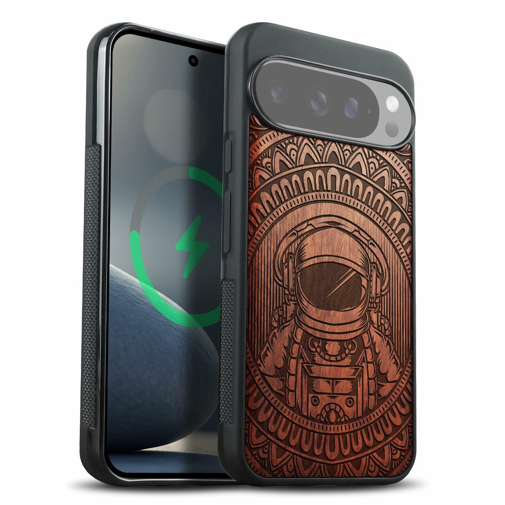 Carveit Magnetic Wooden Case for Google Pixel 10 / Pixel 10 Pro Case, Wood