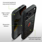 Carveit Magnetic Case for iPhone 17 Pro Max Case, Wood Artisan Engraved &