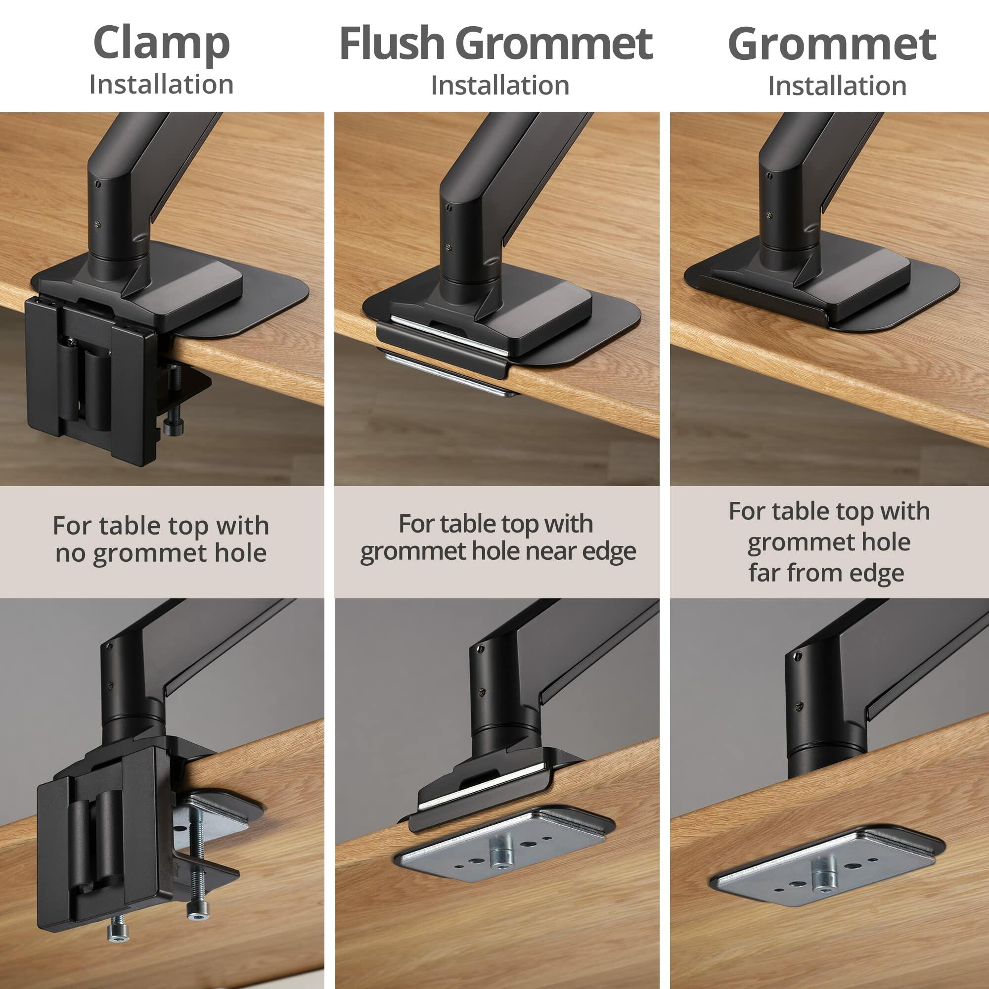 AVLT Single Monitor Arm and Reinforcement Plate