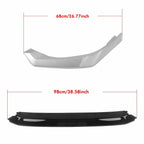 Front Spoiler Lip Lower Blade Splitter Cover Trim Compatible for Honda 11.5th