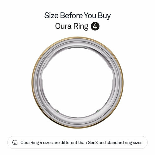 Oura Ring 4 - Gold - Size 8 - Sleep, Activity, Women’s Health, AI Advisor, Up to