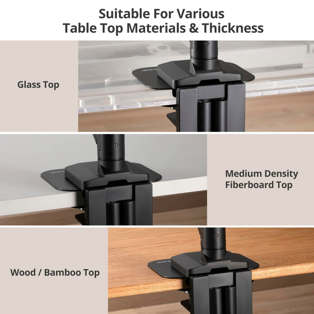 AVLT Single Monitor Arm and Reinforcement Plate