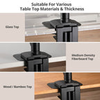 AVLT Single Monitor Arm and Reinforcement Plate