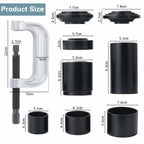 10PCS Heavy Duty Ball Joint Press Kit, Ball Joint Repair Removal Tool Kit, Ball