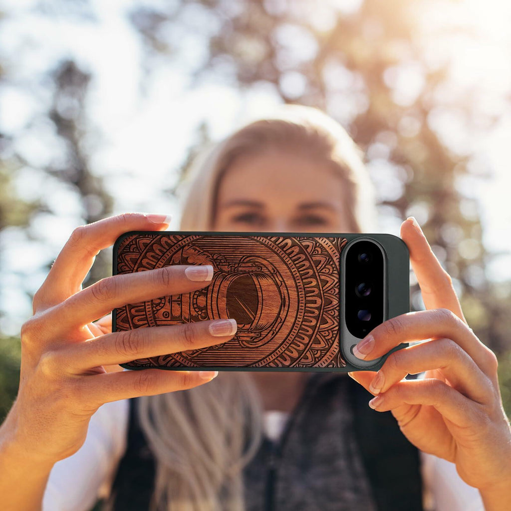 Carveit Magnetic Wooden Case for Google Pixel 10 / Pixel 10 Pro Case, Wood
