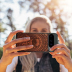 Carveit Magnetic Wooden Case for Google Pixel 10 / Pixel 10 Pro Case, Wood