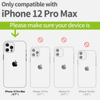 Carveit Magnetic Wood Case for iPhone 12 Pro Max [Hard Real Wood & Soft TPU]