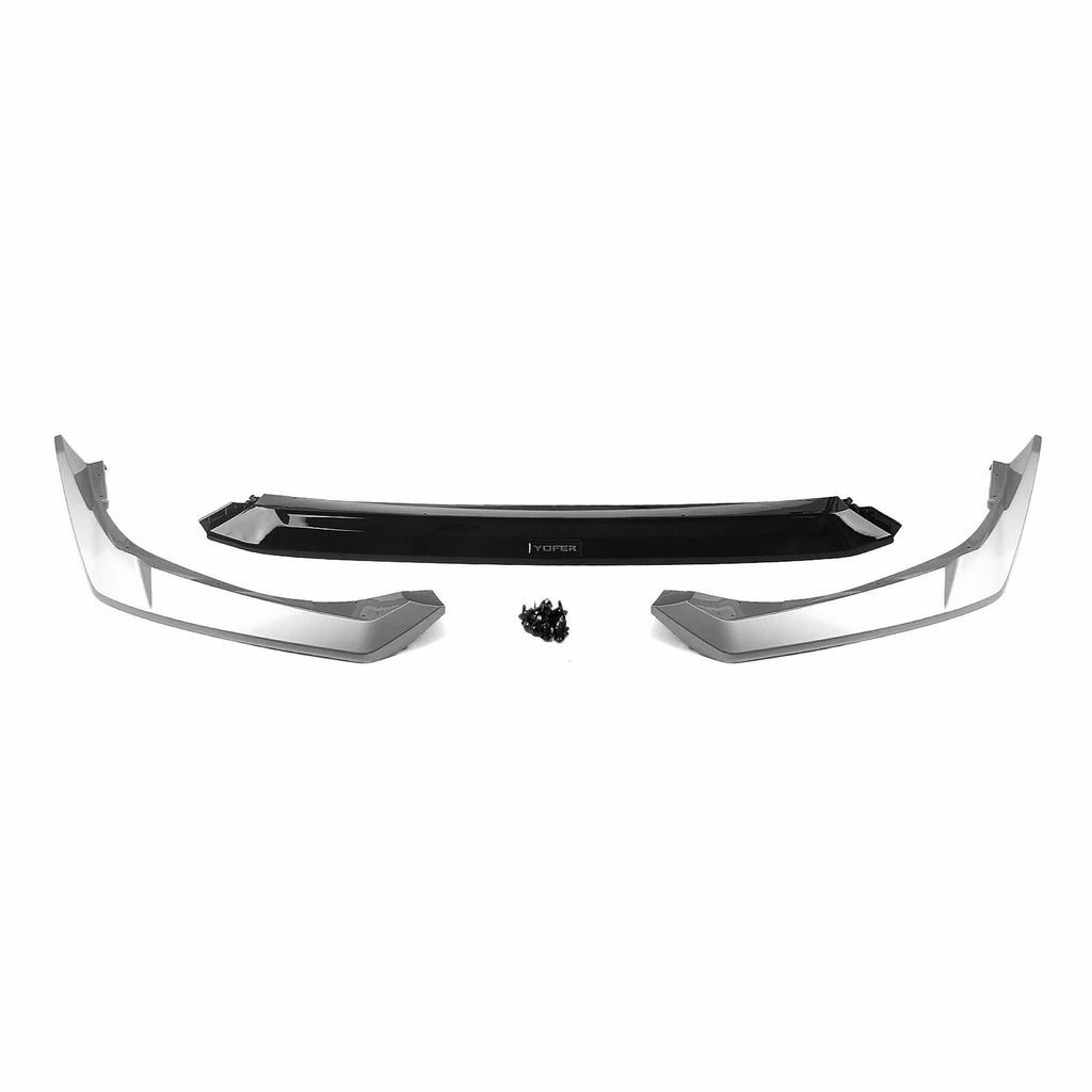 Front Spoiler Lip Lower Blade Splitter Cover Trim Compatible for Honda 11.5th