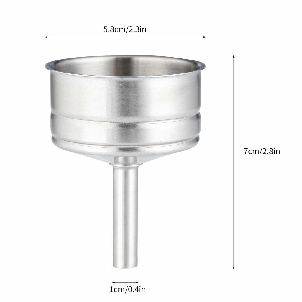 Easyworkz Stainless Steel Coffee Funnel Filter, Espresso Maker Replacement,4 cup