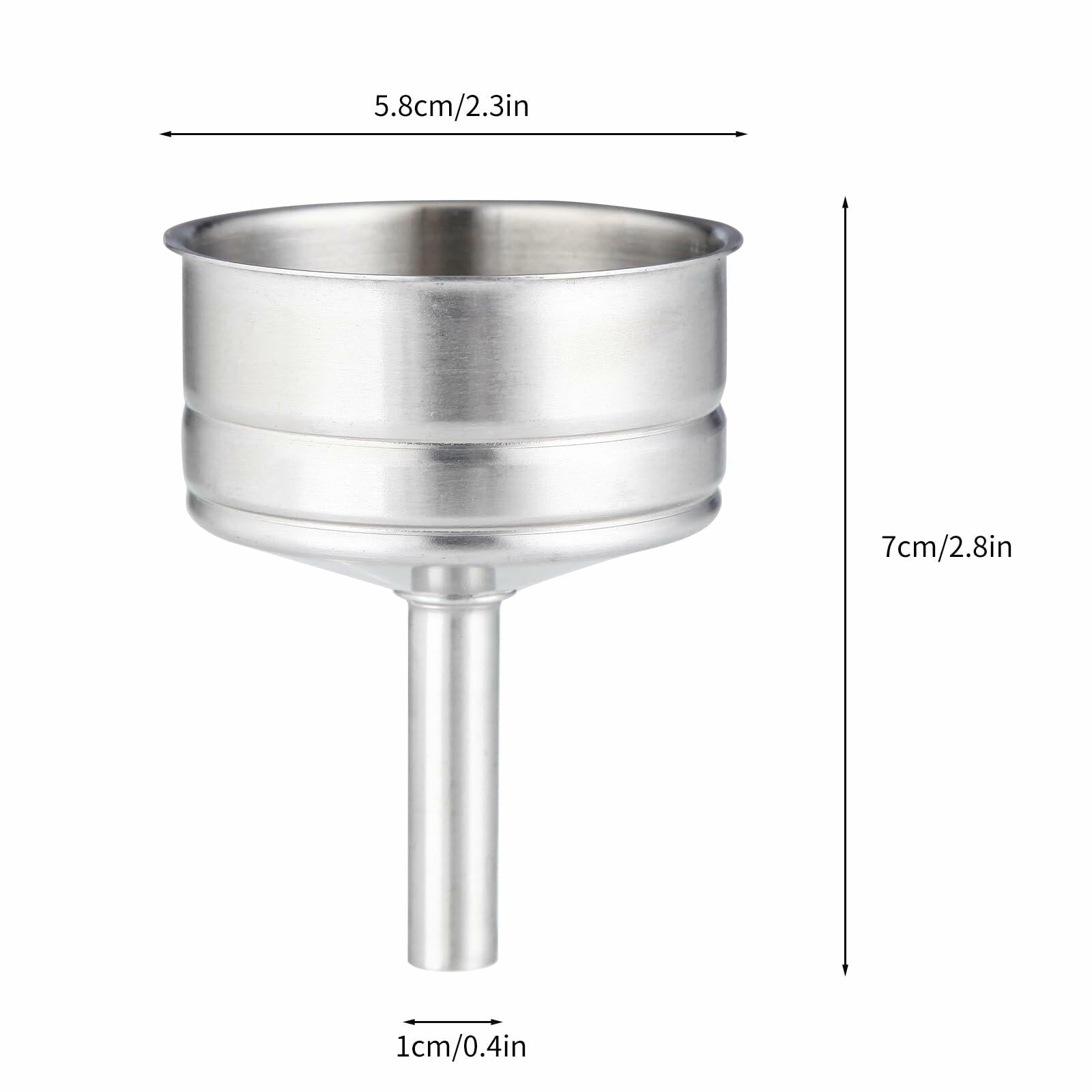Easyworkz Stainless Steel Coffee Funnel Filter, Espresso Maker Replacement,4 cup