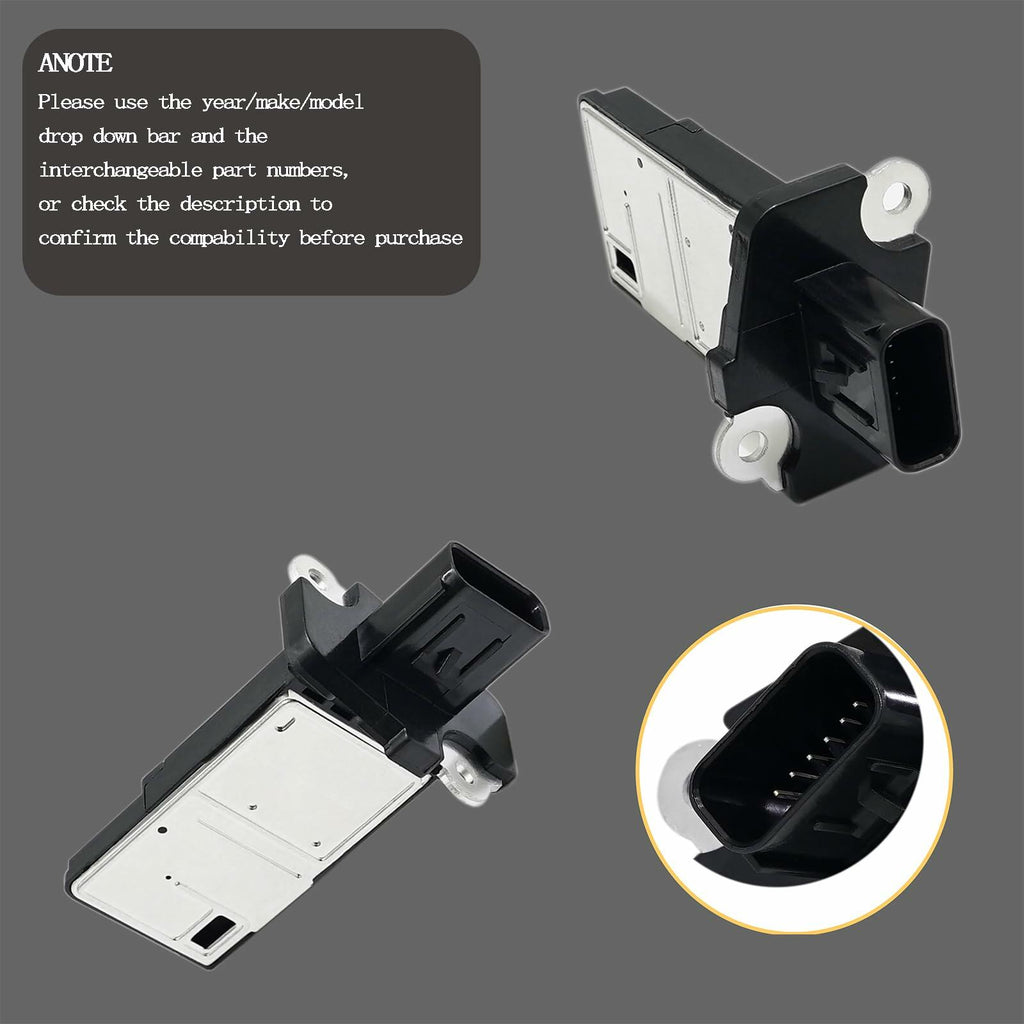 2 Pack Mass Air Flow Sensor 3L3A-12B579-BA AFLS131 Compatible with Ford F150