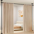 SUNALLY Room Divider Curtain Rod No Drilling Space Partition Separator