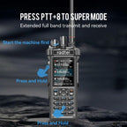 Radtel RT-950 PRO 10W Ham Radio GPS APRS Long Range Walkie Talkie