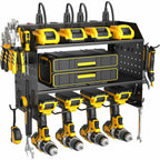 ZESEN Power Tool Organizer Wall Mount 3-Layer Charging Station 6 Outlets