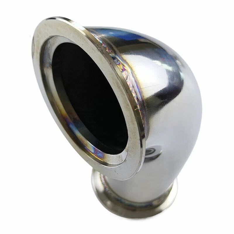3" Stainless Steel V-Band 90° Elbow Pipe Adapter Universal