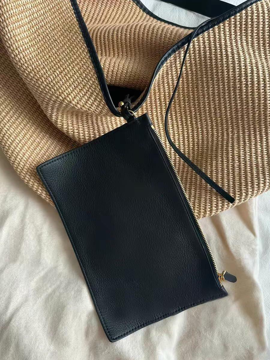 Lanshgo Straw Woven Shoulder Bag Women Summer Beach Tote Bag