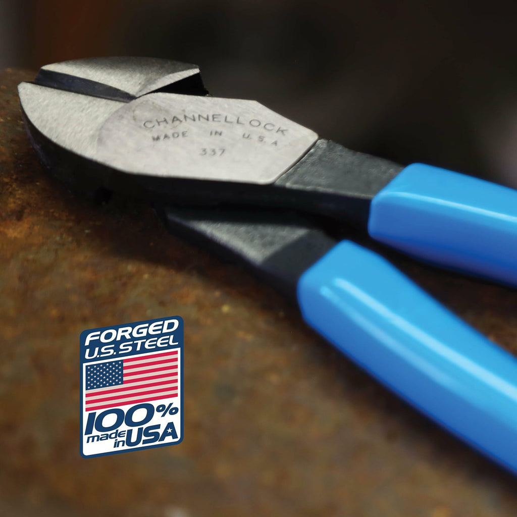 Channellock 337 7in Diagonal Cutting Pliers Precision Wire Cutter Sidecutters