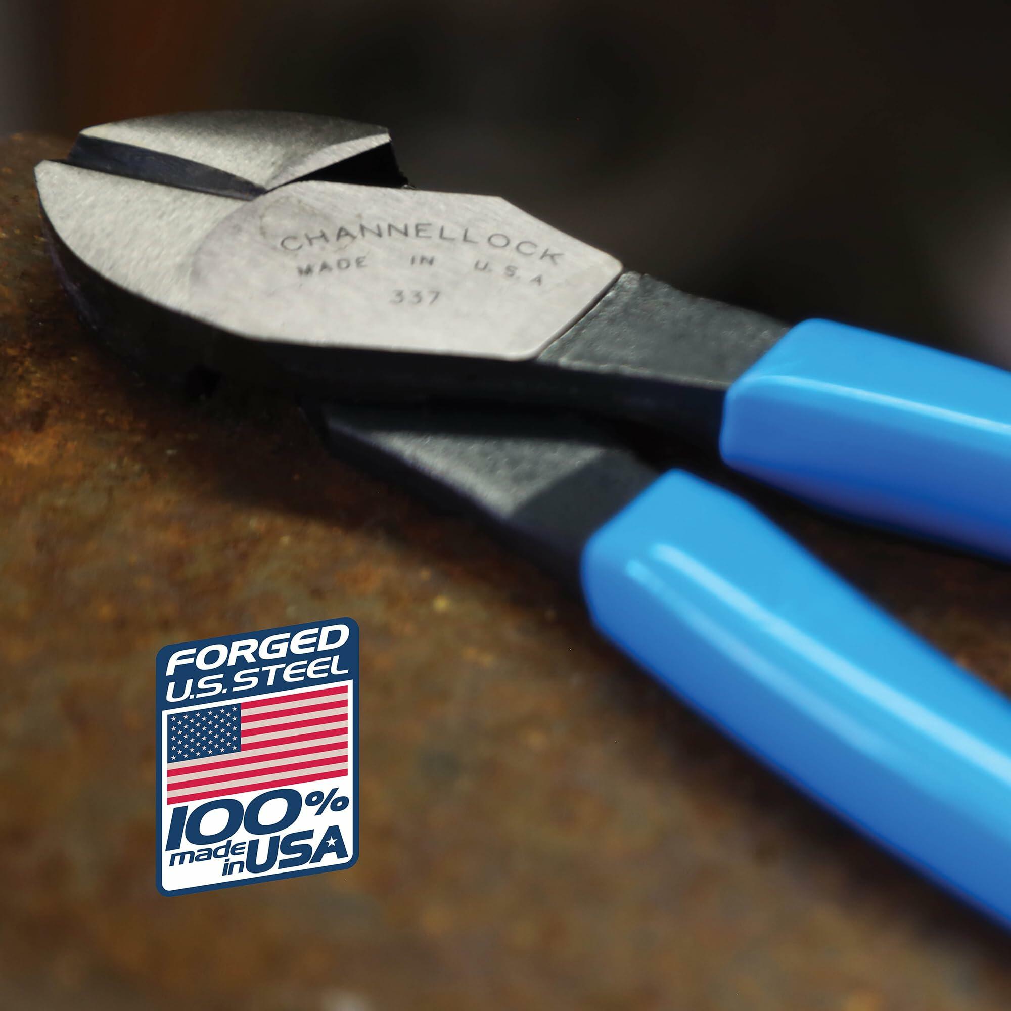 Channellock 337 7in Diagonal Cutting Pliers Precision Wire Cutter Sidecutters