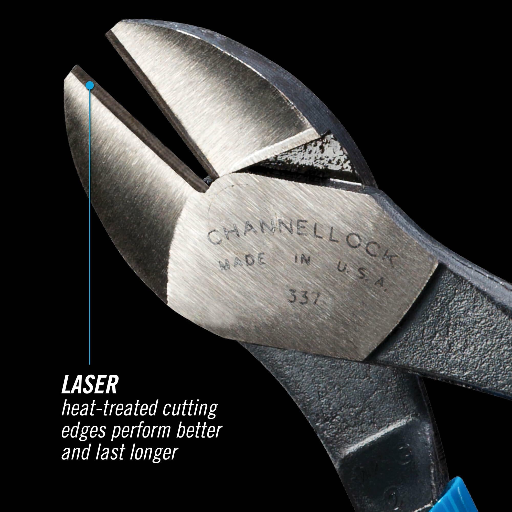 Channellock 337 7in Diagonal Cutting Pliers Precision Wire Cutter Sidecutters