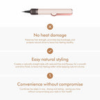 Dyson Airstrait Ceramic Pink Hair Straightener Wet to Dry No Heat Damage