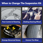 HAWK BROTHER Right RH Passenger Side Control Arm Suspension Replacement