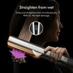 Dyson Airstrait Ceramic Pink Hair Straightener Wet to Dry No Heat Damage